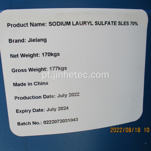 Sulfato de sódio lauril (SLES70-2EO)